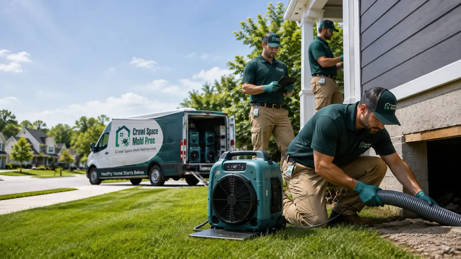 Crawl Space Mold Removal in Johnstown, OH